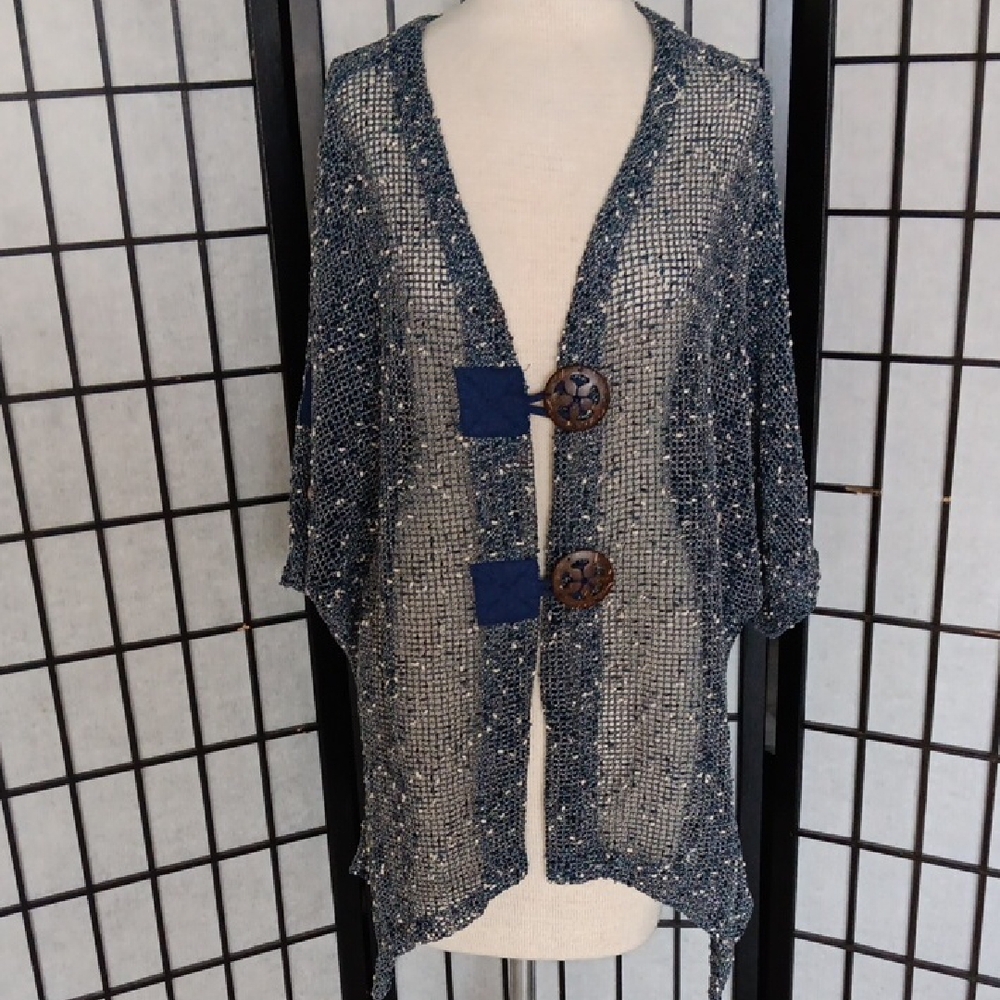 Mirror Image Button Front Cardigan. Size 3X.